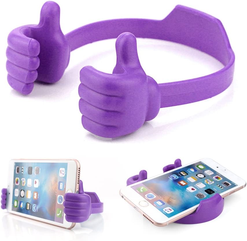 Mobile holder thumbs up