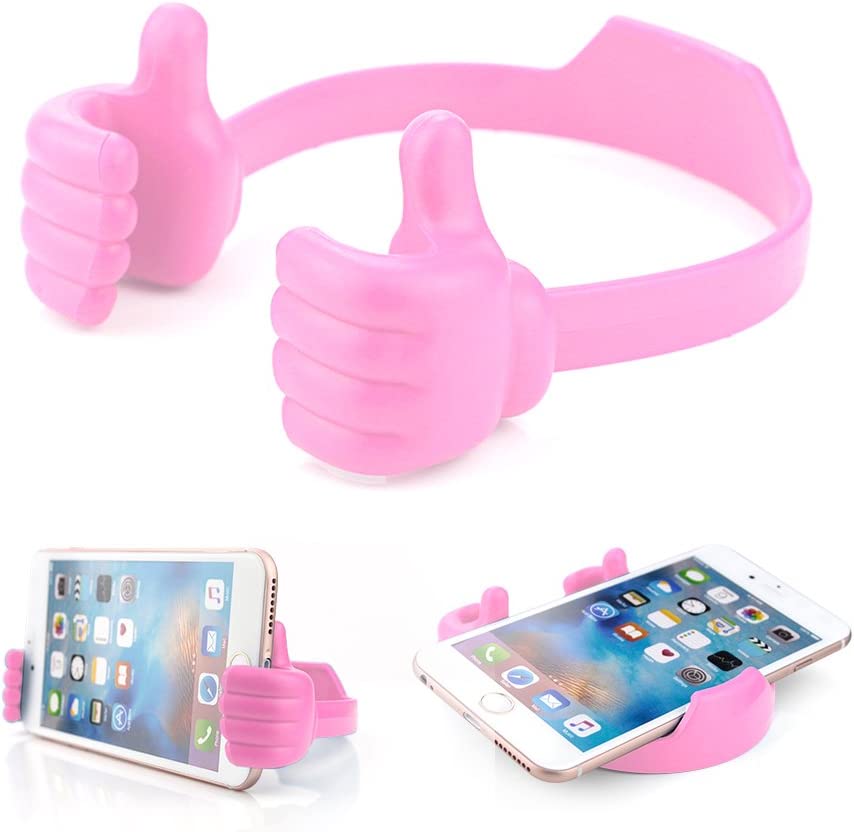 Mobile holder thumbs up