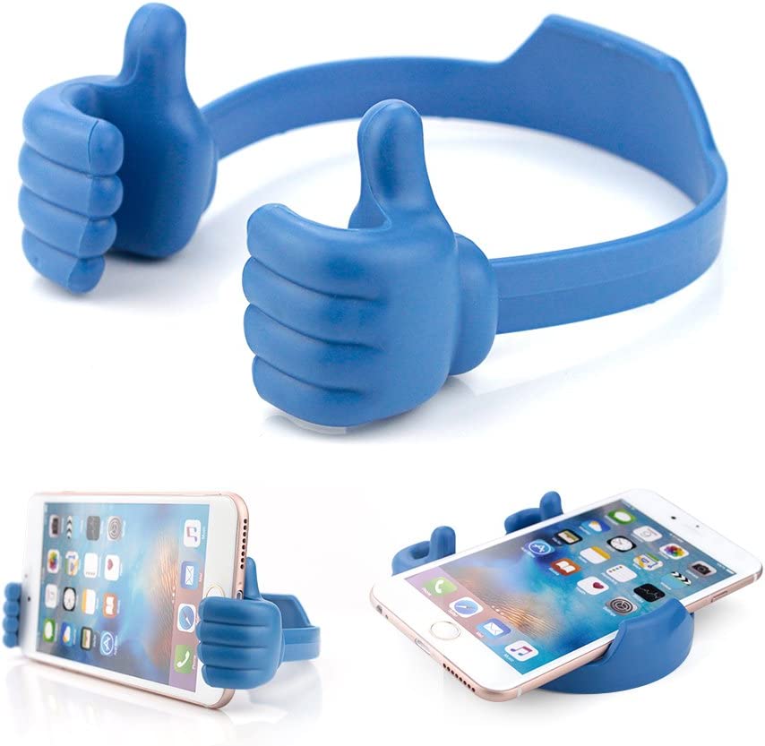 Mobile holder thumbs up